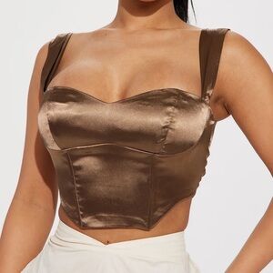 Women Corset Crop Top